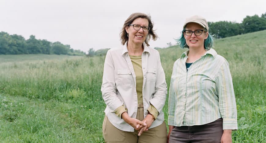 Linda Halley and Laurel Blomquist - Gwenyn Hill Farm in Wisconsin